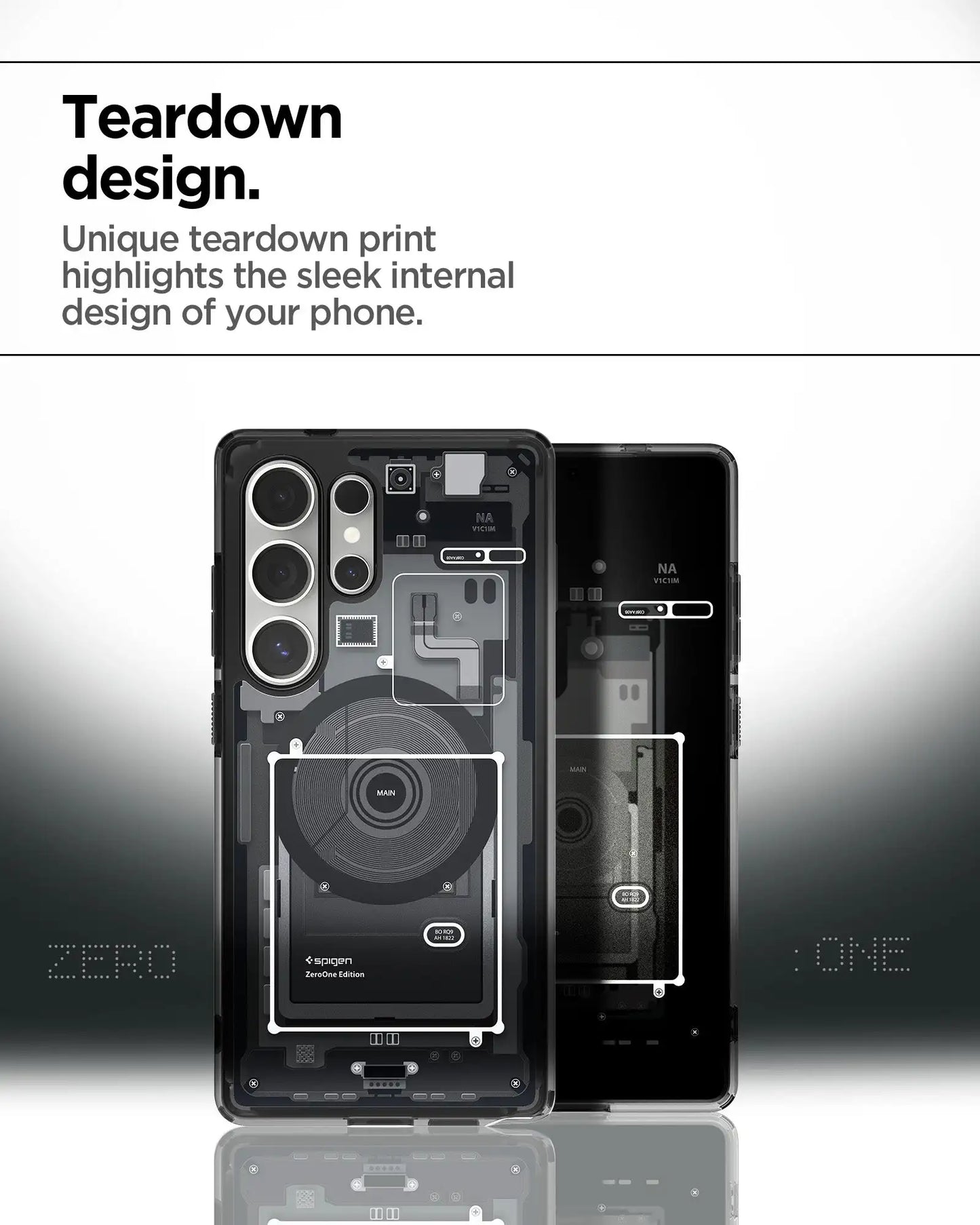 Cover Tech Skeleton For Samsung Galaxy S25 Ultra S26 S24 S23 Plus/Ultra
