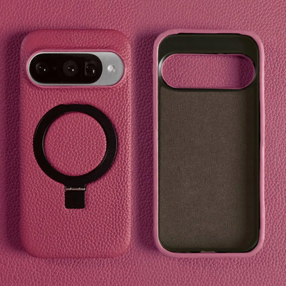 Cover Vera Pelle con Anello (Google Pixel 10 Pro/9Pro/8A/7Pro/6pro/5A)
