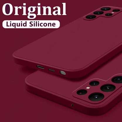 YISHANGOU - Cover Cloud Liquid Shell (Samsung Galaxy S22/S24/Ultra/S23/S20/S21FE/S25 Edge/A17/A52/A55/A53/A54/A56/S26/A37/A57)