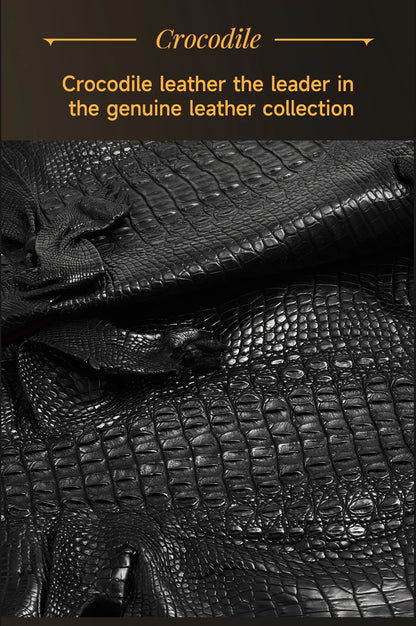 Cover Genuine Crocodile per Samsung Galaxy S26, S25, S24, S22, S21, S23, Ultra, Plus, S25Ultra, S24Ultra, A55