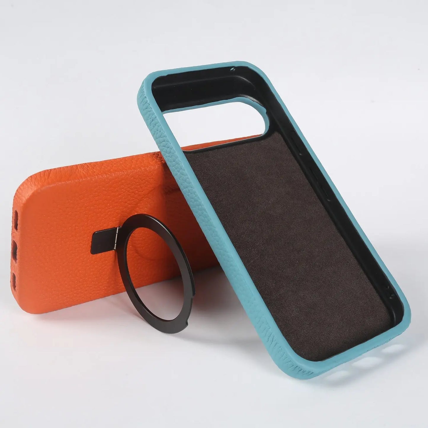 Cover Vera Pelle con Anello (Google Pixel 10 Pro/9Pro/8A/7Pro/6pro/5A)