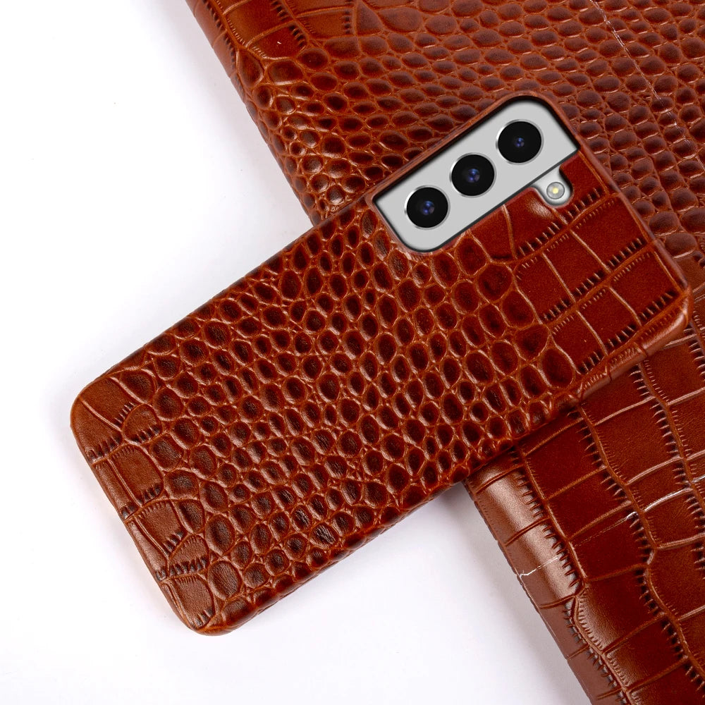 Cover Wild Exotic Leather (Samsung Galaxy S22/S23/S21/S20/Ultra/Plus/Note 20/10/A53
