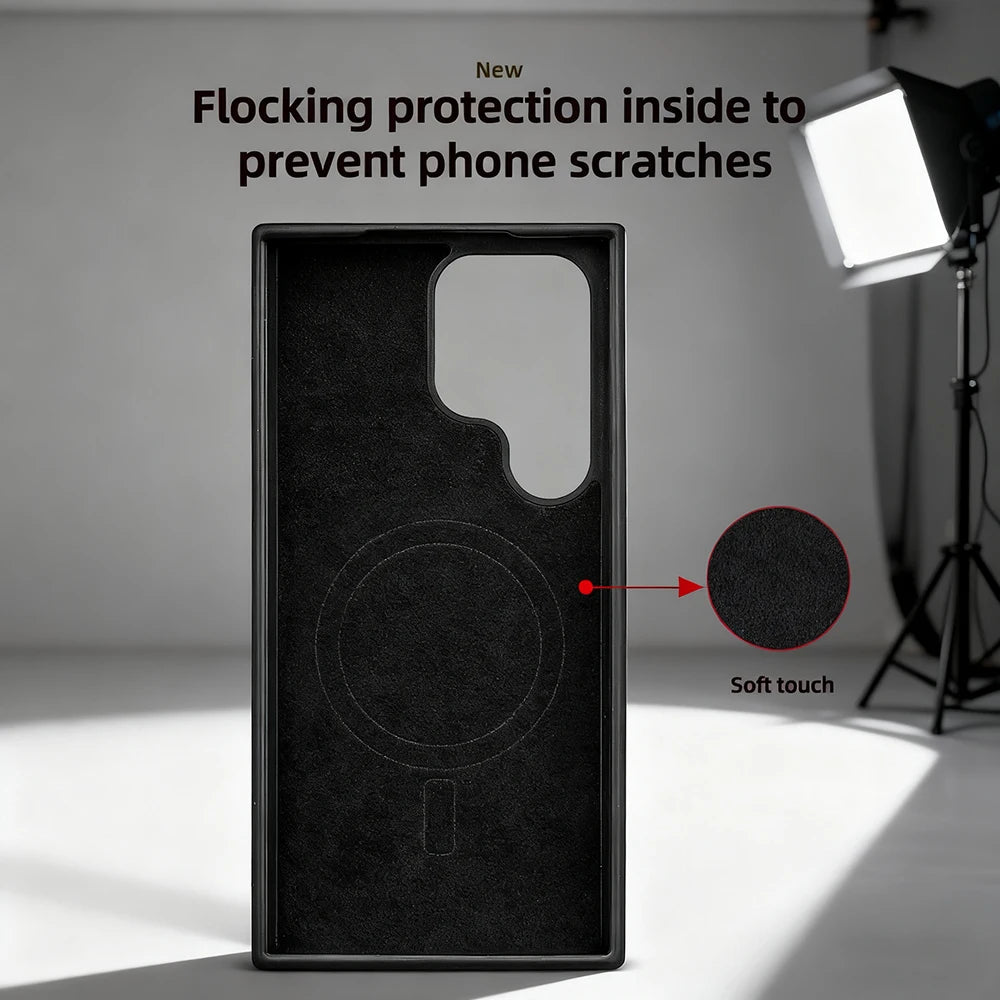 Cover Carbon MagSafe For Samsung Galaxy S26, S26 Ultra, S26+