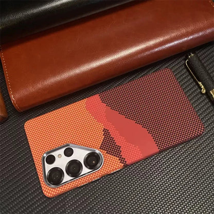 Cover Mag Carbon Alloy (MagSafe + Alloy Lens) (Samsung Galaxy S26Ultra/S26/S25/S24/S23/Ultra/Plus)