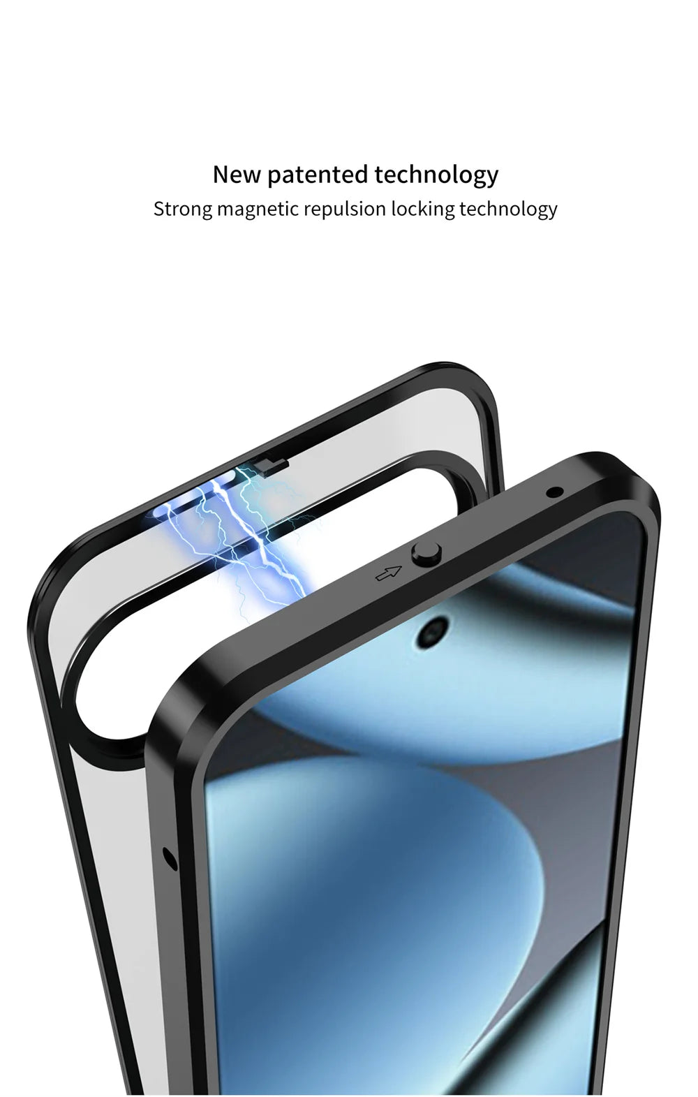 Cover con Telaio in Alluminio (Google Pixel 9/10 Pro/XL/9A/8/8A/7/7A)