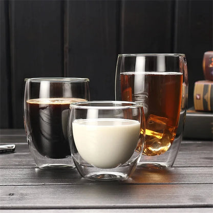 AeroGlass™ - Bicchiere e Tazza Termica a Doppia Parete 80/150/250/350/450ml