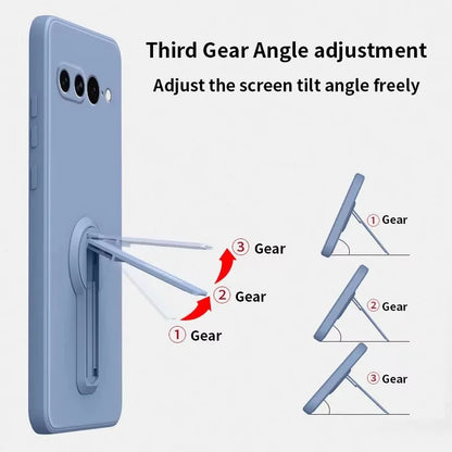 Cover in Silicone con Supporto (Google Pixel 6/6A/7/7A/8/8A/9/9A/10 Pro XL/10Pro)