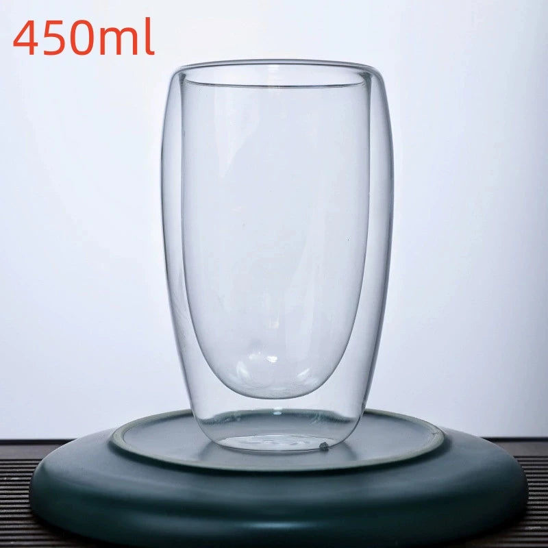 AeroGlass™ - Bicchiere e Tazza Termica a Doppia Parete 80/150/250/350/450ml