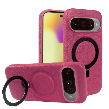 Cover Vera Pelle con Anello (Google Pixel 10 Pro/9Pro/8A/7Pro/6pro/5A)