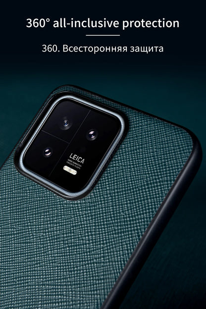 Cover Handmade Waxed Leather (Xiaomi 11/12/13/14/15/17/T/Pro/Lite/Ultra/T Pro)
