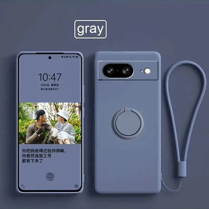 Cover in Silicone con Supporto (Google Pixel 6/6A/7/7A/8/8A/9/9A/10 Pro XL/10Pro)
