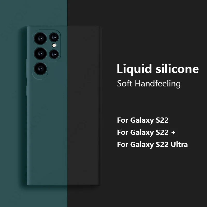 YISHANGOU - Cover Cloud Liquid Shell (Samsung Galaxy S22/S24/Ultra/S23/S20/S21FE/S25 Edge/A17/A52/A55/A53/A54/A56/S26/A37/A57)