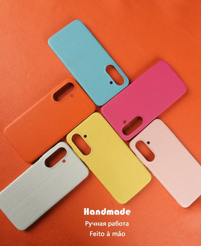 Cover Urban Luxe Wrapped (Genuine Leather Full) (Samsung Galaxy A17/A07/A26/A36/A56/A15/A53/A24)