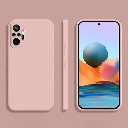 Cover Square Soft Silicone (Redmi Note 10 Xiaomi/10 Pro/Max/10S/1O/10 S)