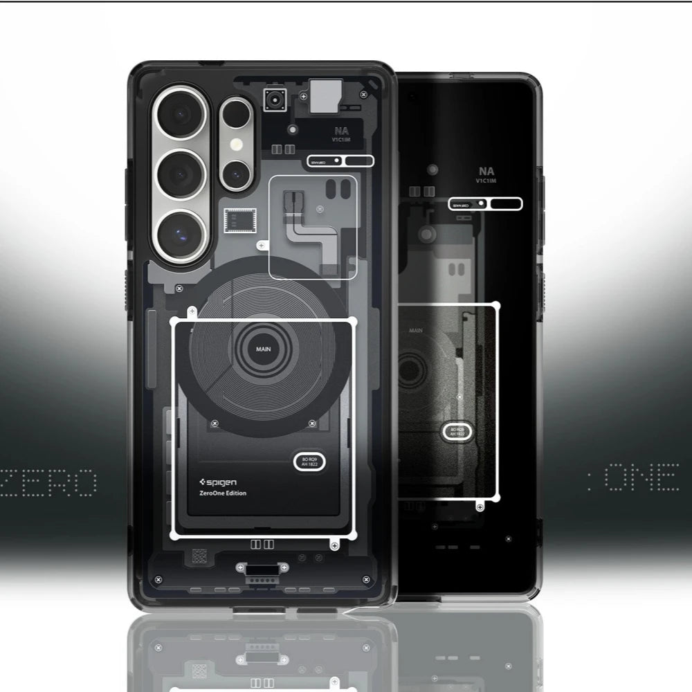 Cover Tech Skeleton For Samsung Galaxy S25 Ultra S26 S24 S23 Plus/Ultra