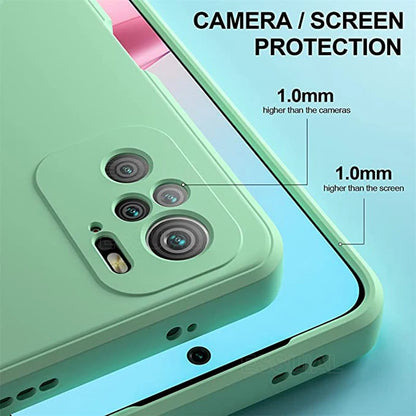 Cover Square Soft Silicone (Redmi Note 10 Xiaomi/10 Pro/Max/10S/1O/10 S)