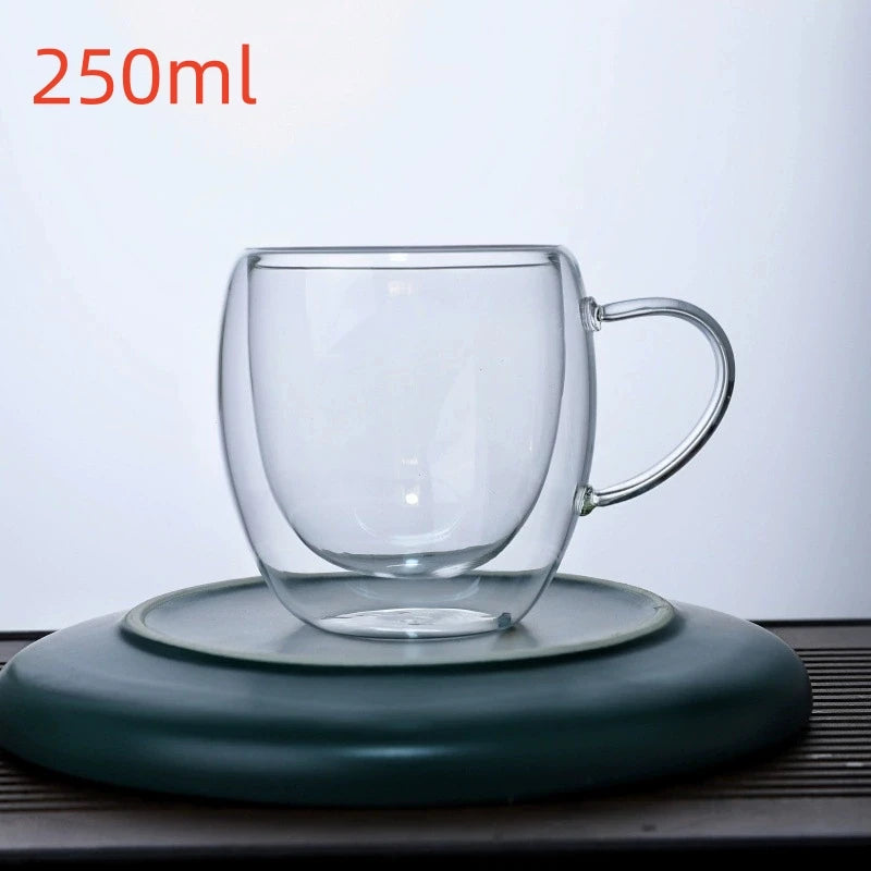 AeroGlass™ - Bicchiere e Tazza Termica a Doppia Parete 80/150/250/350/450ml