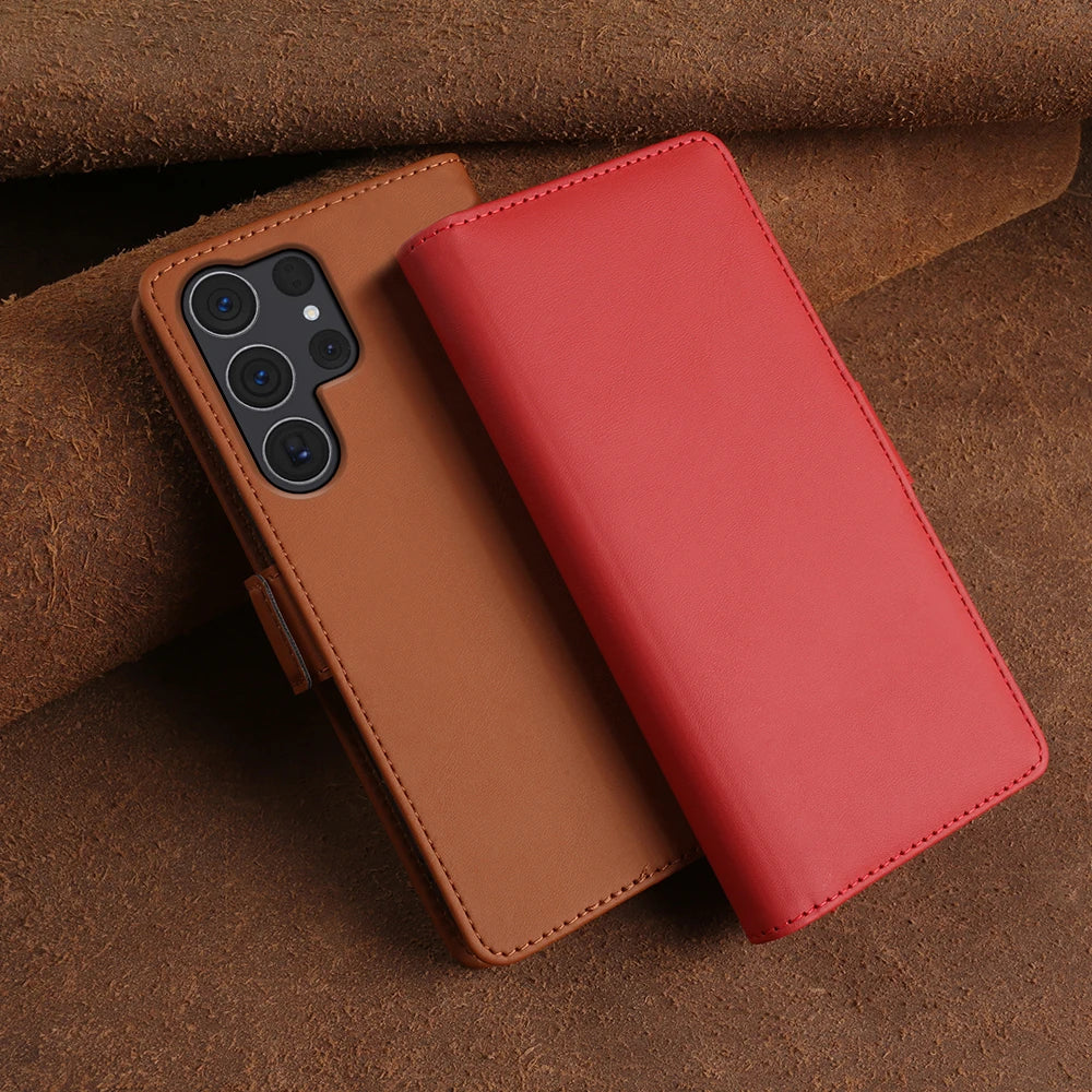 Cover Velvet Wallet Case (Samsun Galaxy S26/Ultra/S25/FE/S24/Plus/S23/S22/S21/S20/Note/20/Ultra)