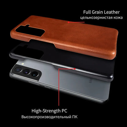 Cover Heritage Craft Leather (Hand Made) (Galaxy S21FE/S20/S20FE/S20 Plus)