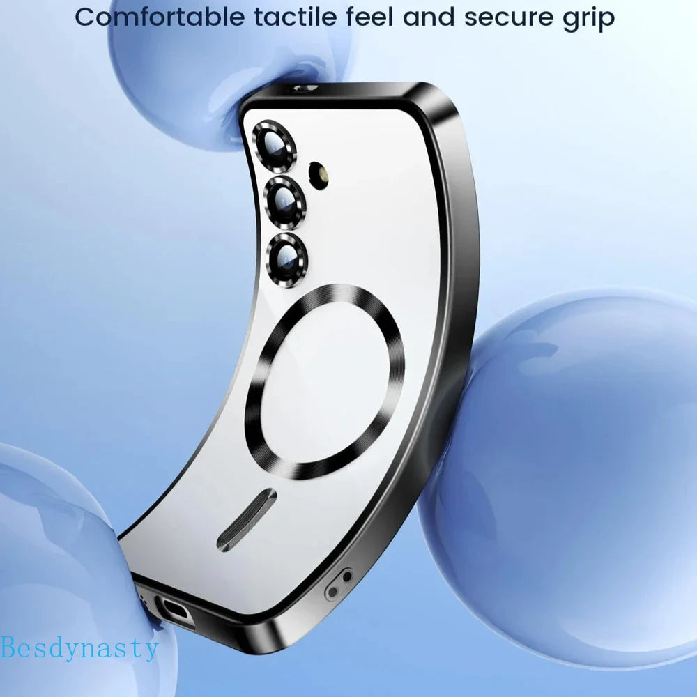 Cover Magsafe Magnetic Mirror Glow (Samsung Galaxy S26/S25/FE/S24/S23/Ultra/A56/A36/A26/A55/A54/A17/A07/A16/A35/A15/A14/A05)