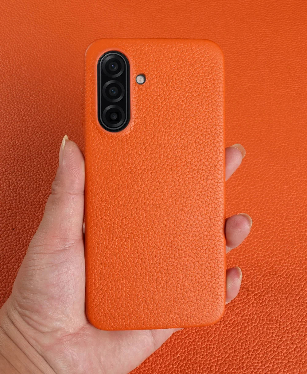 Cover Urban Luxe Wrapped (Genuine Leather Full) (Samsung Galaxy A17/A07/A26/A36/A56/A15/A53/A24)