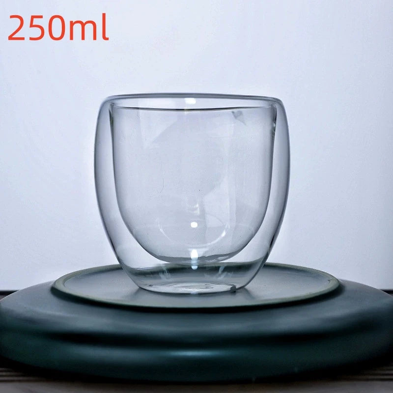 AeroGlass™ - Bicchiere e Tazza Termica a Doppia Parete 80/150/250/350/450ml