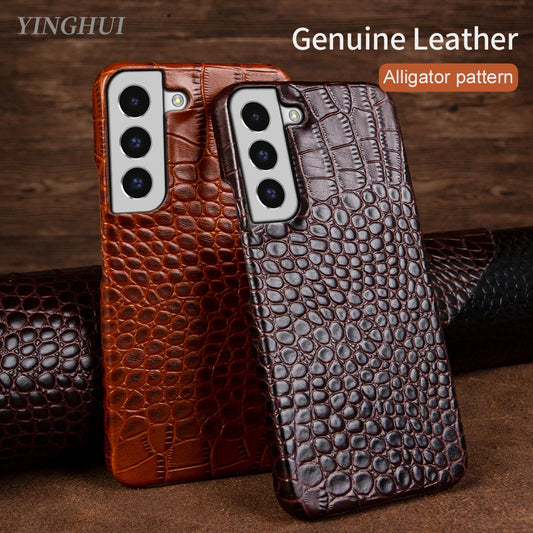 Cover Wild Exotic Leather (Samsung Galaxy S22/S23/S21/S20/Ultra/Plus/Note 20/10/A53