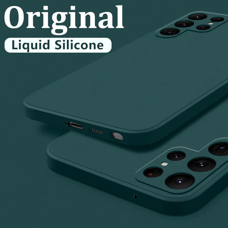 YISHANGOU - Cover Cloud Liquid Shell (Samsung Galaxy S22/S24/Ultra/S23/S20/S21FE/S25 Edge/A17/A52/A55/A53/A54/A56/S26/A37/A57)