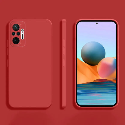 Cover Square Soft Silicone (Redmi Note 10 Xiaomi/10 Pro/Max/10S/1O/10 S)