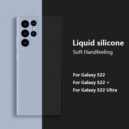 YISHANGOU - Cover Cloud Liquid Shell (Samsung Galaxy S22/S24/Ultra/S23/S20/S21FE/S25 Edge/A17/A52/A55/A53/A54/A56/S26/A37/A57)