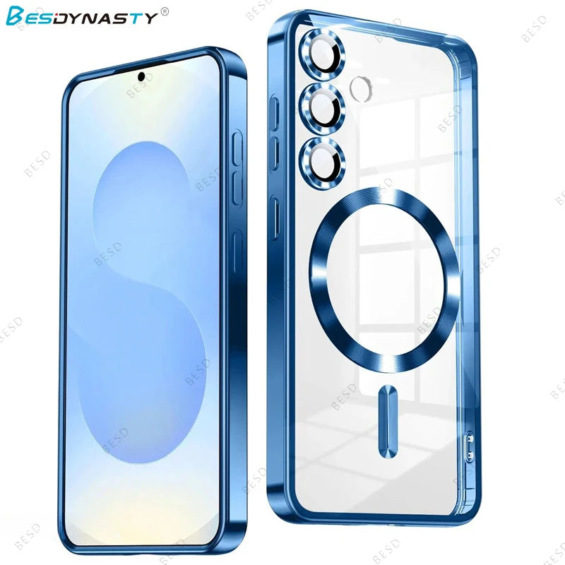 Cover Magsafe Magnetic Mirror Glow (Samsung Galaxy S26/S25/FE/S24/S23/Ultra/A56/A36/A26/A55/A54/A17/A07/A16/A35/A15/A14/A05)