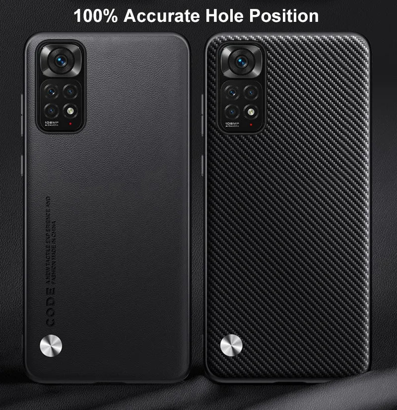 Cover Luxury PU Leather - Redmi Note 11S/Pro/11 Pro/11 E Pro