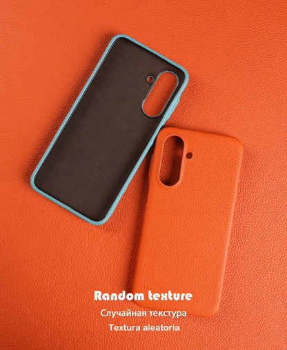 Cover Urban Luxe Wrapped (Genuine Leather Full) (Samsung Galaxy A17/A07/A26/A36/A56/A15/A53/A24)
