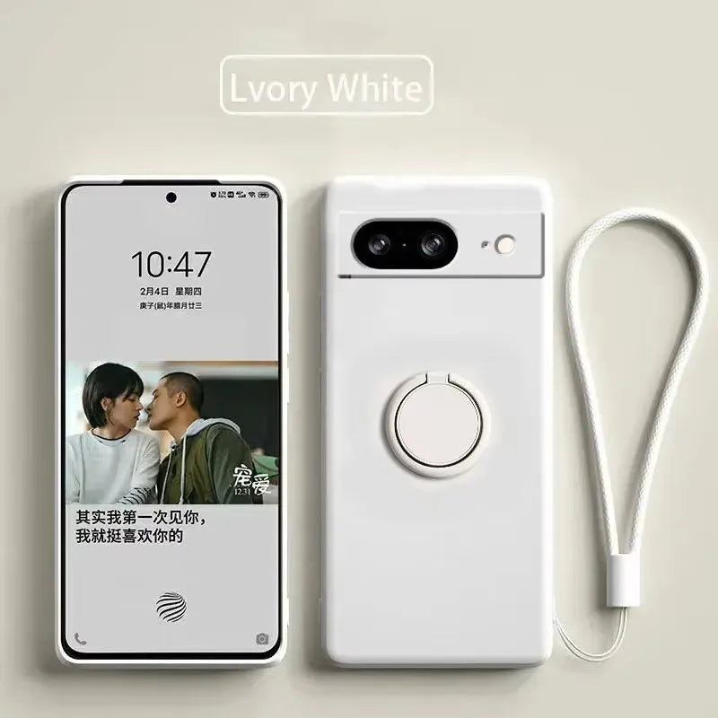 Cover in Silicone con Supporto (Google Pixel 6/6A/7/7A/8/8A/9/9A/10 Pro XL/10Pro)