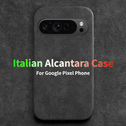 Cover Alcantara Italiana Luxury (Google Pixel 9 Pro/8 Pro/7 Pixel Fold/8A/7A/6 Pro)