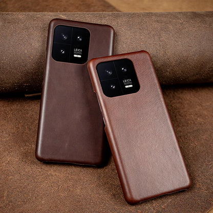 Cover Genuine Bovine Leather (Xiaomi 11/12/13/14/15/T/T Pro/Ultra/Pro Max/X6 Pro/X7 Pro)