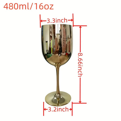 Electric Glow Flûte 480ml (Infrangibile Rosa/Blu)