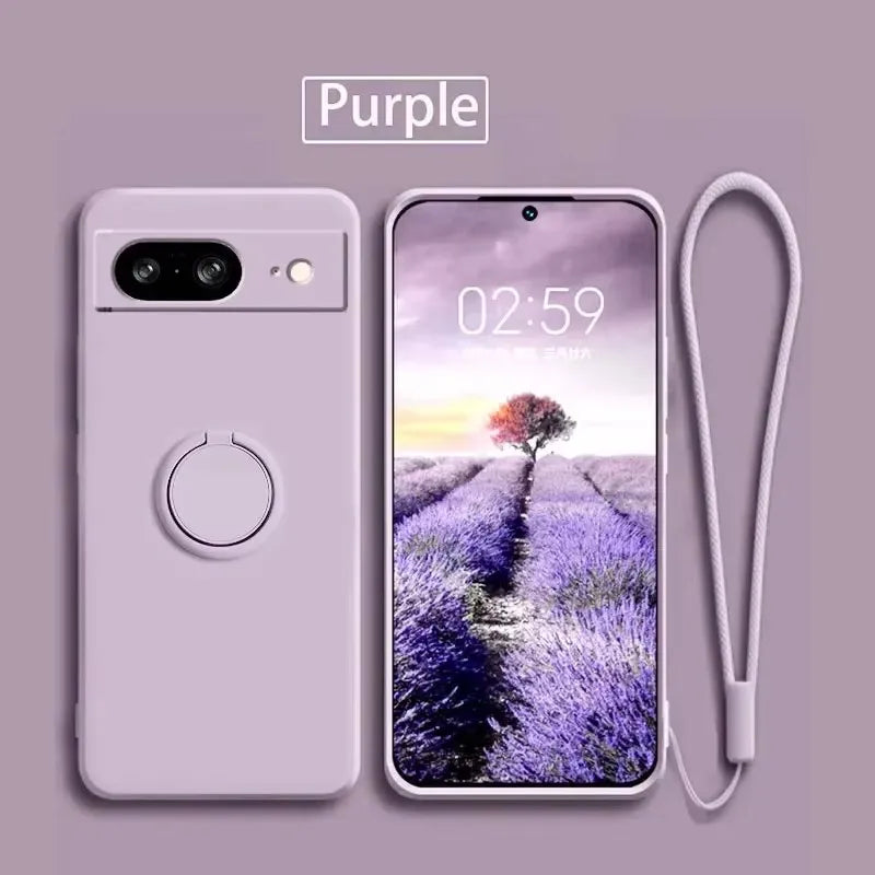 Cover in Silicone con Supporto (Google Pixel 6/6A/7/7A/8/8A/9/9A/10 Pro XL/10Pro)