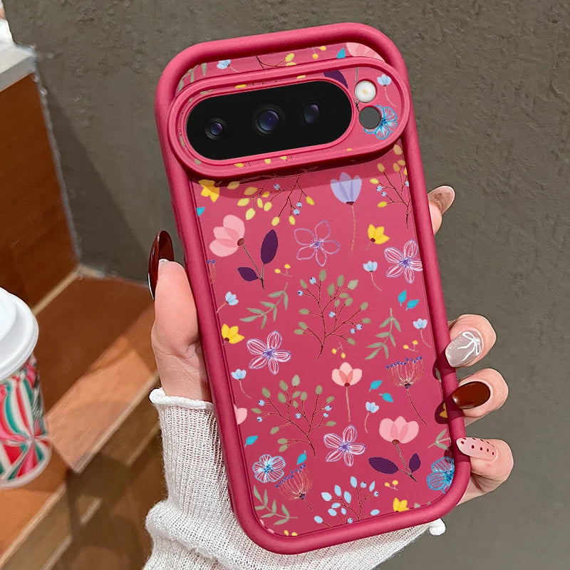 Cover Fantasia Floreale TPU (Google Pixel 10/8/7 Pro/10/9 Pro XL/9A/8A/7A/8 Pro)