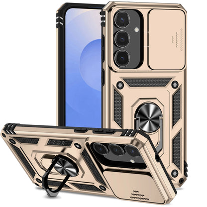 Cover Titan Ring Armor (Ring Holder & Lens Protect) (Samsung Galaxy S25FE/S25Edge/A17/A07/A56/A26/A36/A16/A06/S25FE)