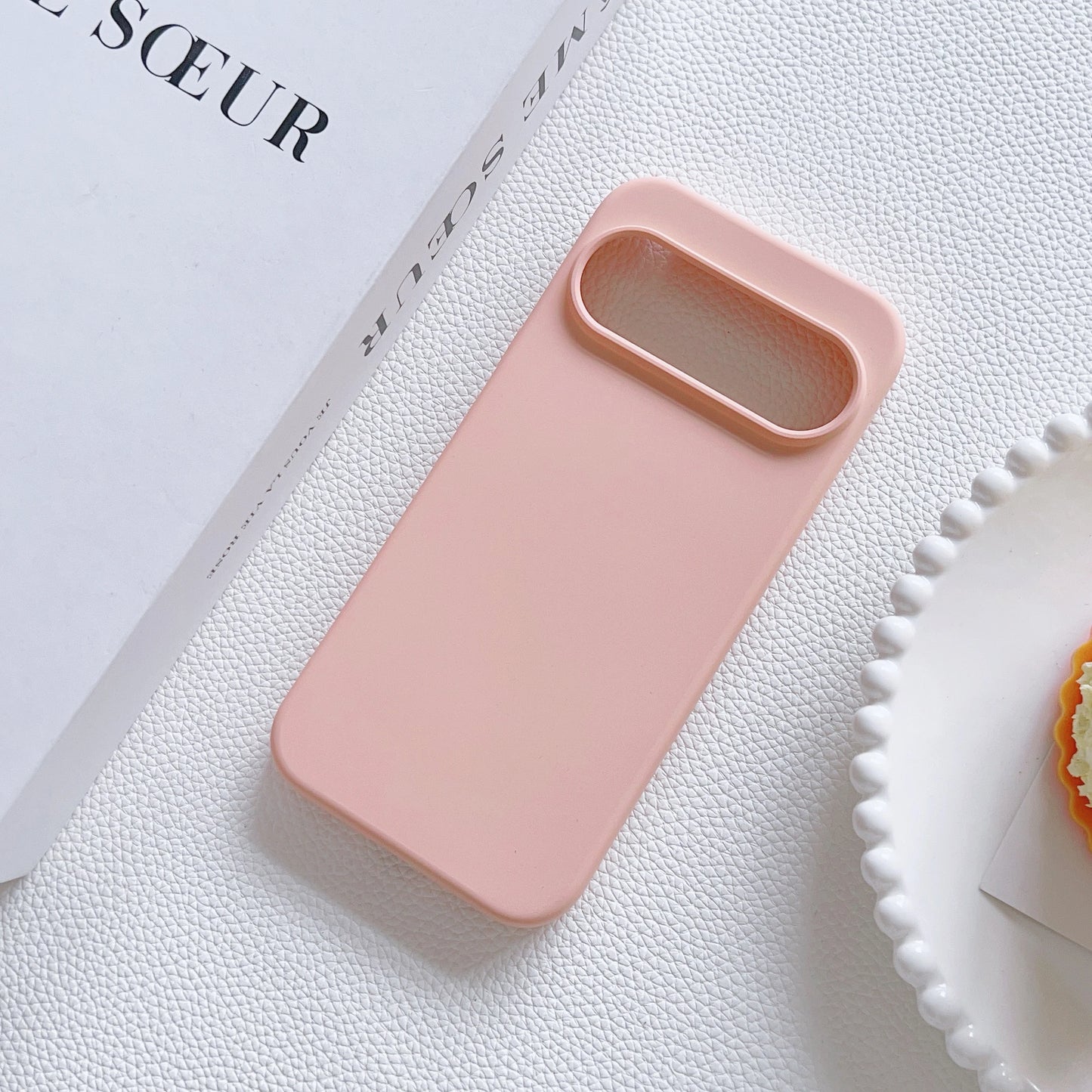 Cover Silicone Liquido Basic Google Pixel (6/6A/7/7A/8/8A/9/9A/10 Pro XL/9Pro/10Pro/8Pro)