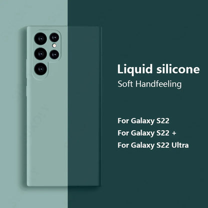 YISHANGOU - Cover Cloud Liquid Shell (Samsung Galaxy S22/S24/Ultra/S23/S20/S21FE/S25 Edge/A17/A52/A55/A53/A54/A56/S26/A37/A57)