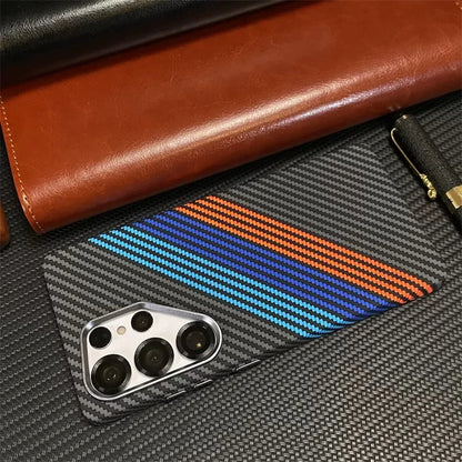 Cover Mag Carbon Alloy (MagSafe + Alloy Lens) (Samsung Galaxy S26Ultra/S26/S25/S24/S23/Ultra/Plus)