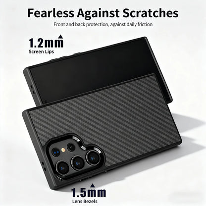 Cover Carbon MagSafe For Samsung Galaxy S26, S26 Ultra, S26+