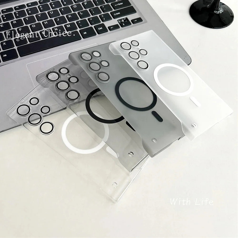 Cover Magsafe Crystal Air  S24, S25, S26/Ultra/Plus