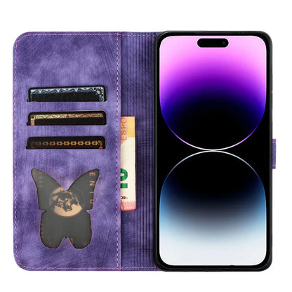 Cover Portafoglio Butterfly/Cat (Google 10/9A/8A/7A/6A/6/7/8/9/10 Pro XL)