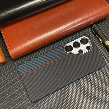 Cover Mag Carbon Alloy (MagSafe + Alloy Lens) (Samsung Galaxy S26Ultra/S26/S25/S24/S23/Ultra/Plus)