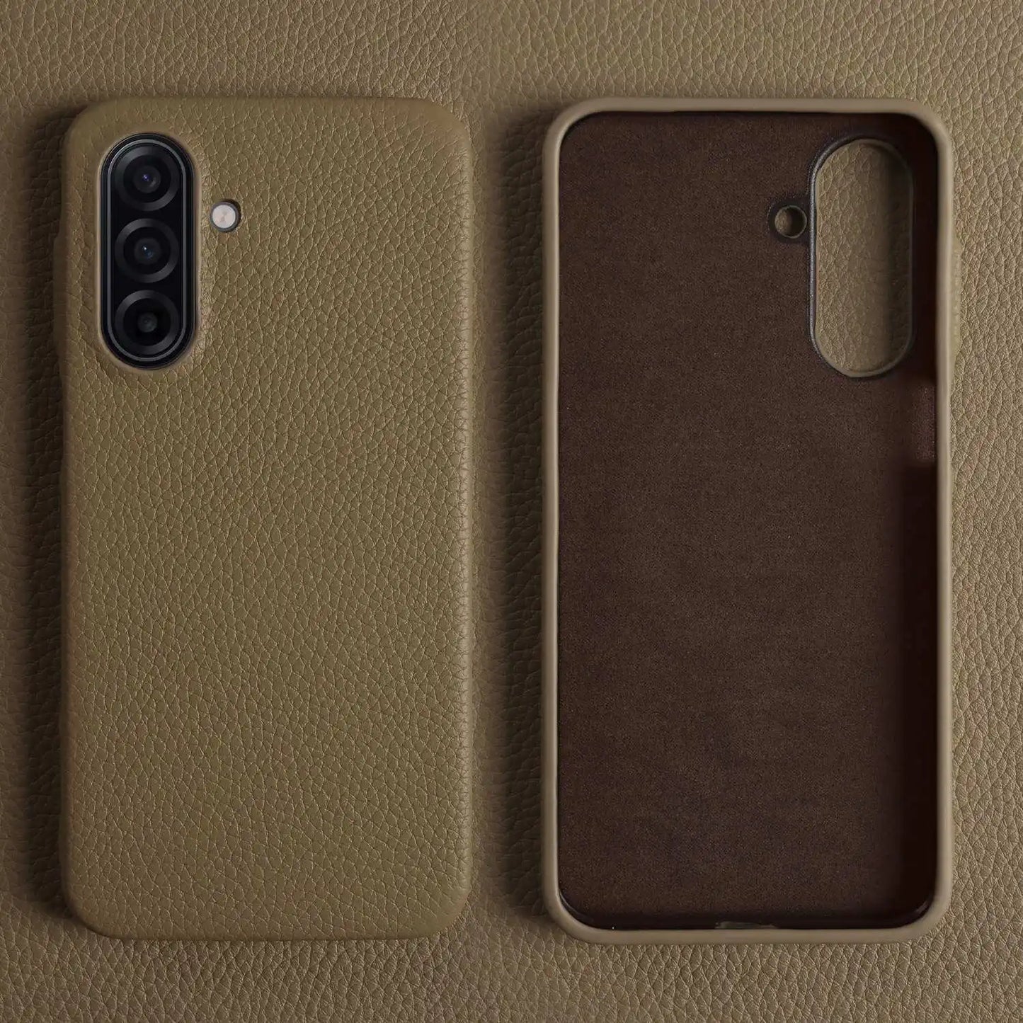 Cover Urban Luxe Wrapped (Genuine Leather Full) (Samsung Galaxy A17/A07/A26/A36/A56/A15/A53/A24)