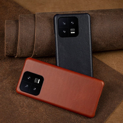 Cover Genuine Bovine Leather (Xiaomi 11/12/13/14/15/T/T Pro/Ultra/Pro Max/X6 Pro/X7 Pro)