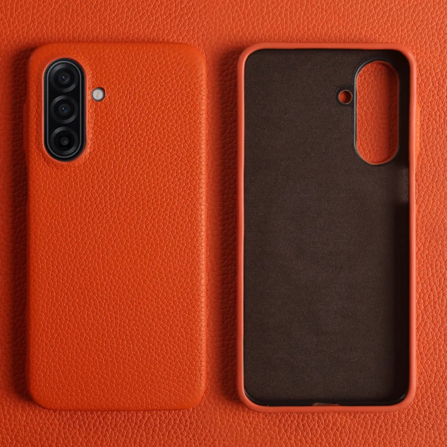Cover Urban Luxe Wrapped (Genuine Leather Full) (Samsung Galaxy A17/A07/A26/A36/A56/A15/A53/A24)